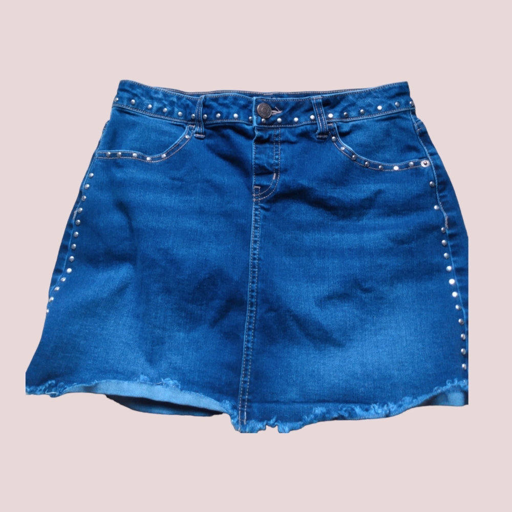 Justice short jean skirt size 20 - Picture 2 of 2